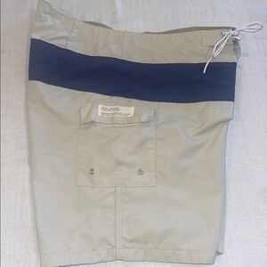 1310100 Apolis Nylon Stripe Swim Trunk SZ 34